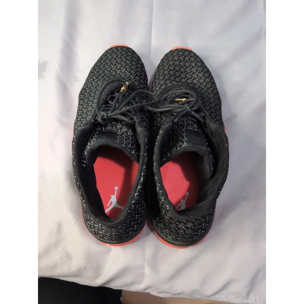 Nike Air Jordan Future Woven Sneakers –‎ Black / Infrared – Men's 9.5